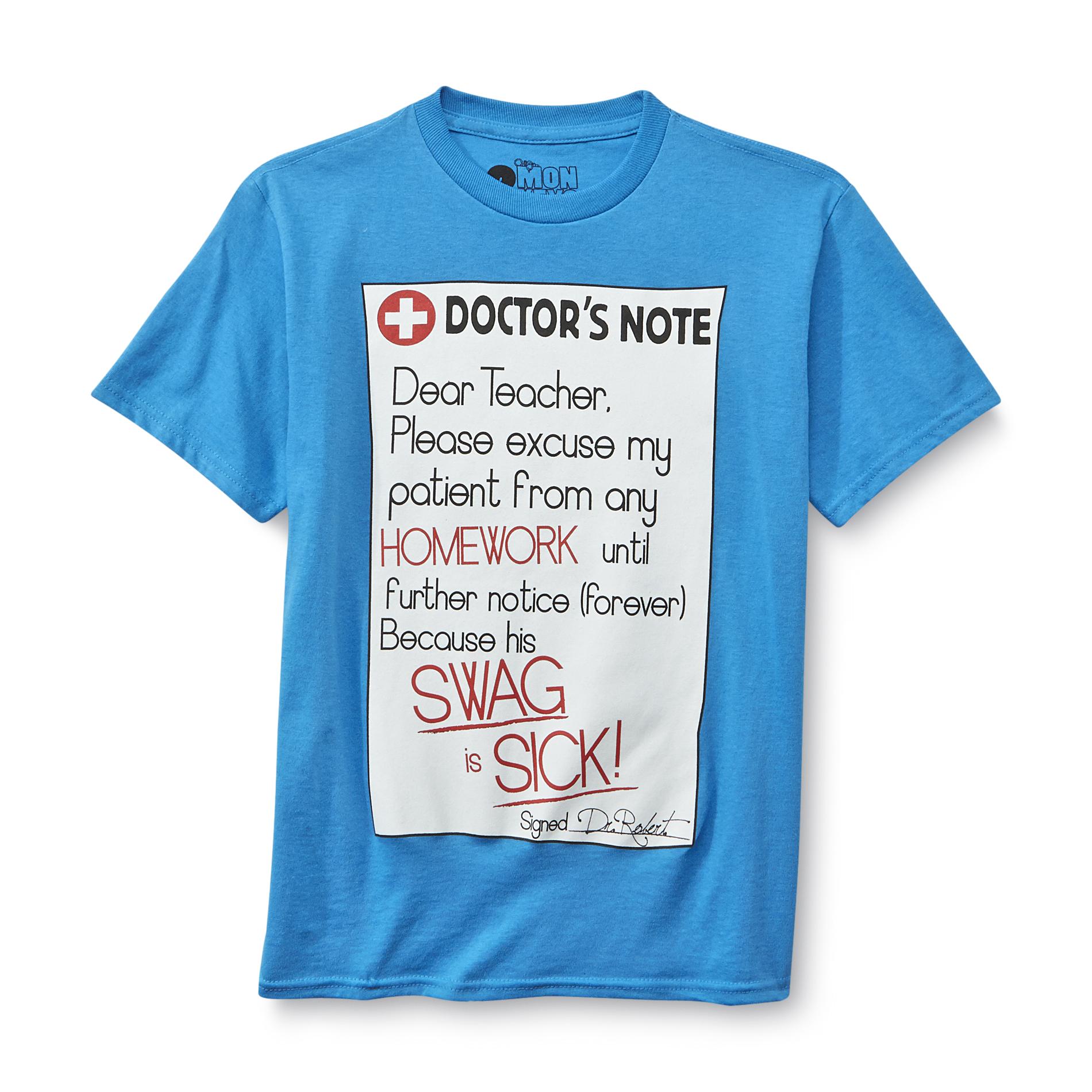 2 Monkeys Boy's Graphic T-Shirt - Doctor's Note