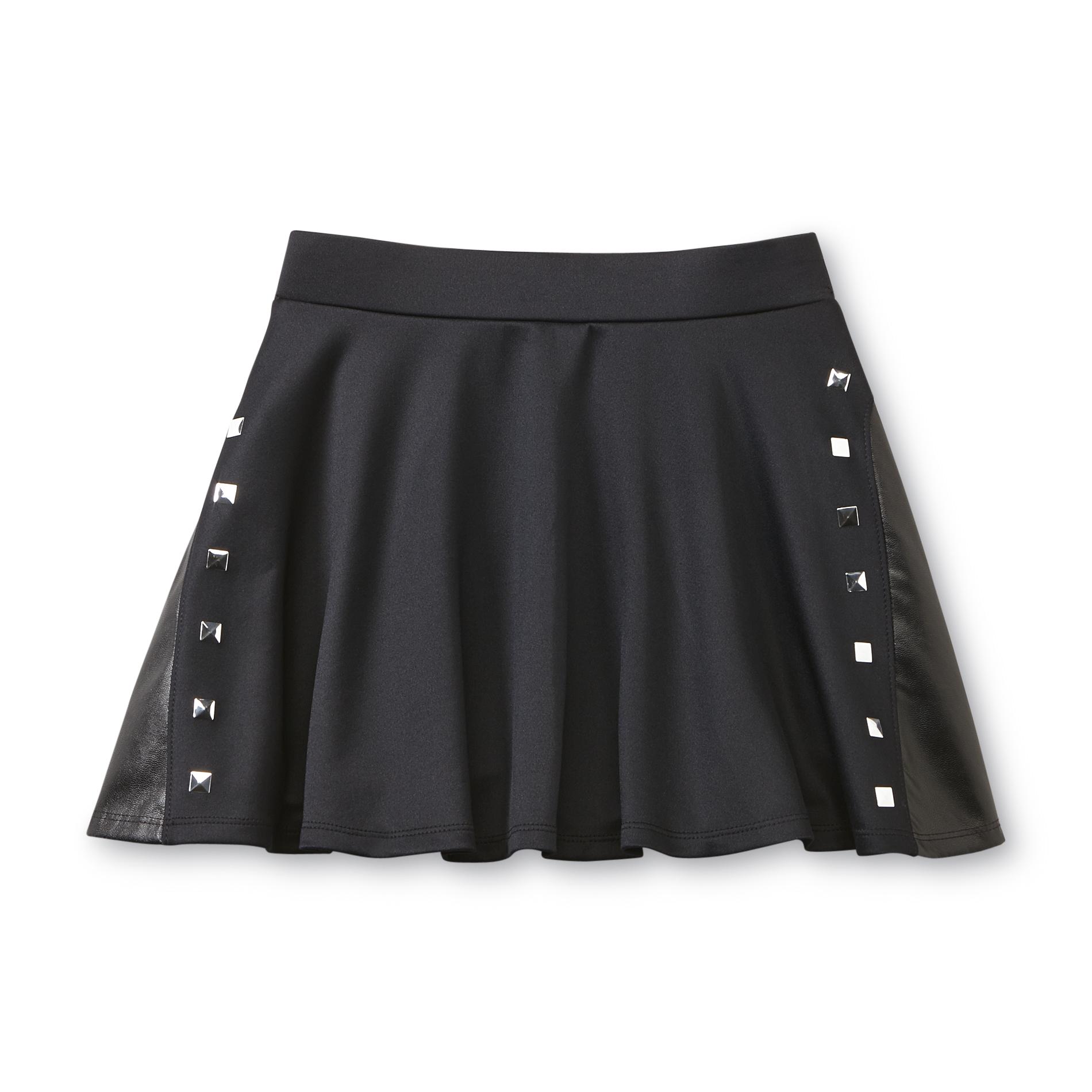 Bongo Girl's Studded Circle Ponte Skirt