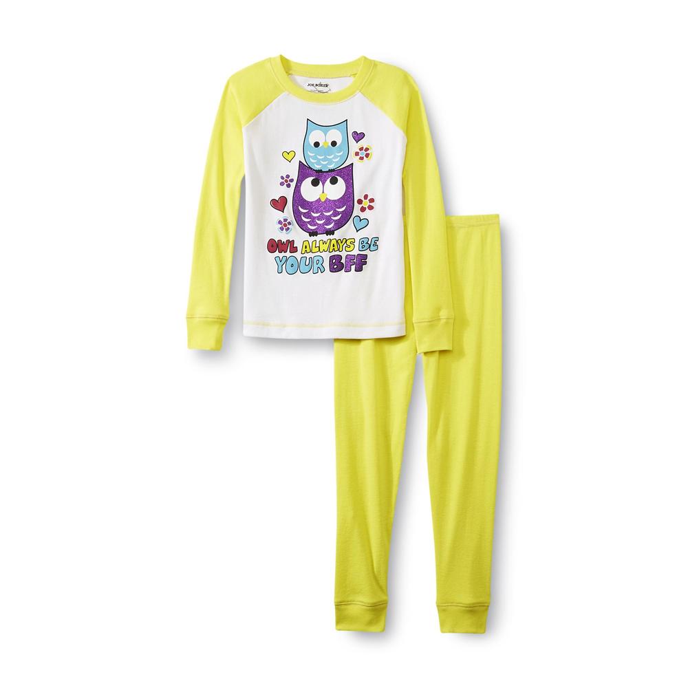 Joe Boxer Girl's 2-Pairs Long-Sleeve Pajamas - Owls