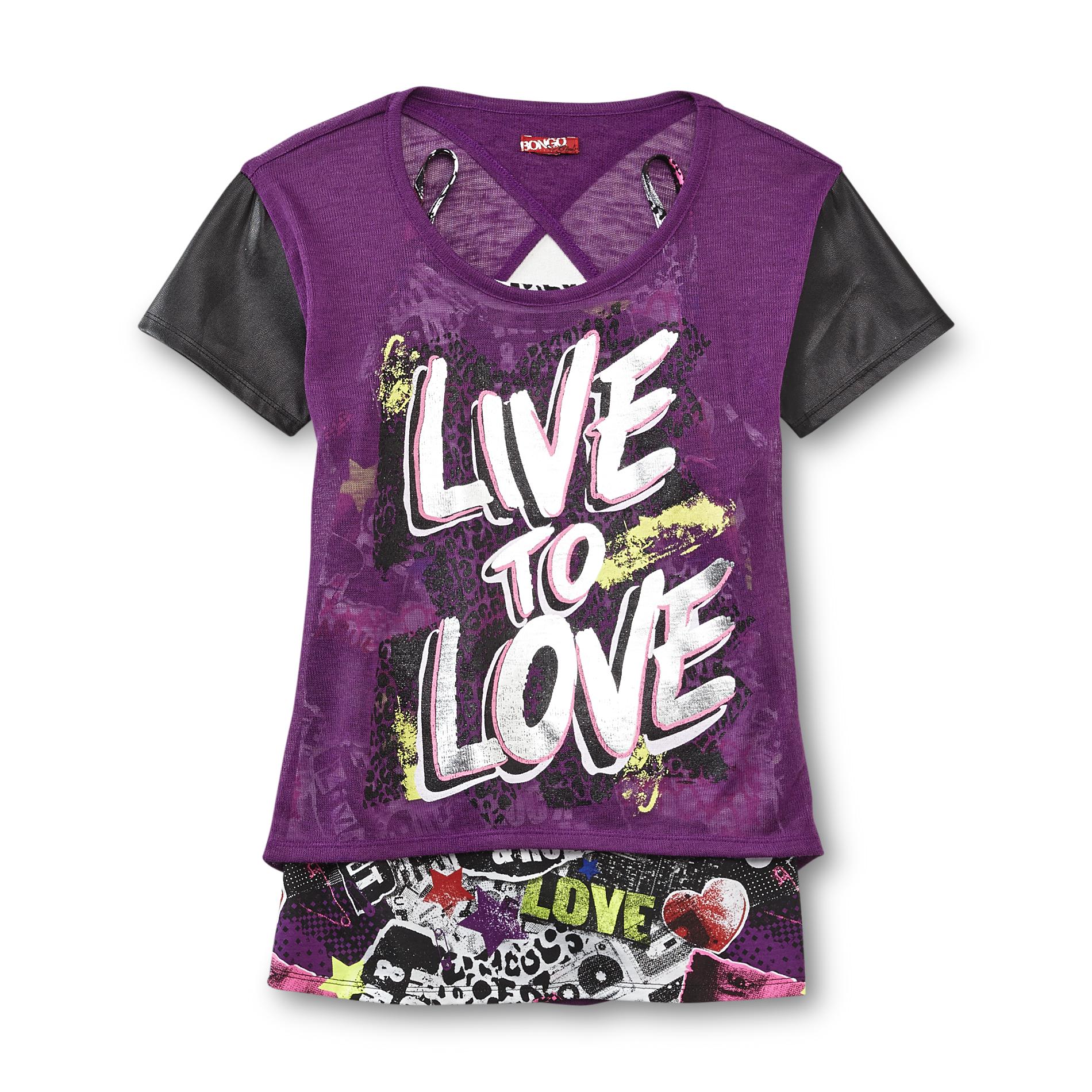 Bongo Girl's Open-Back Top & Cami - Live To Love