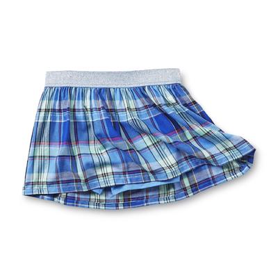 Basic Editions Girl's Scooter Skirt - Plaid