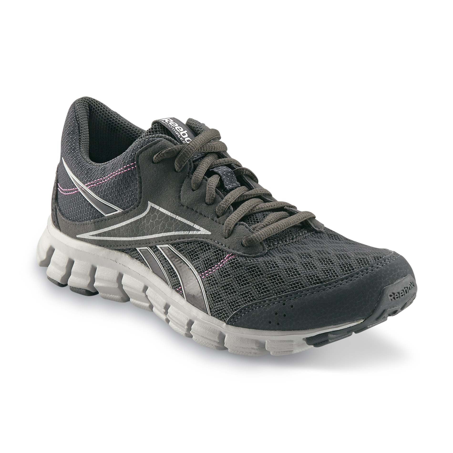 Reebok Women&#8217;s SmoothFlex Running Athletic Shoe - Grey/Coral