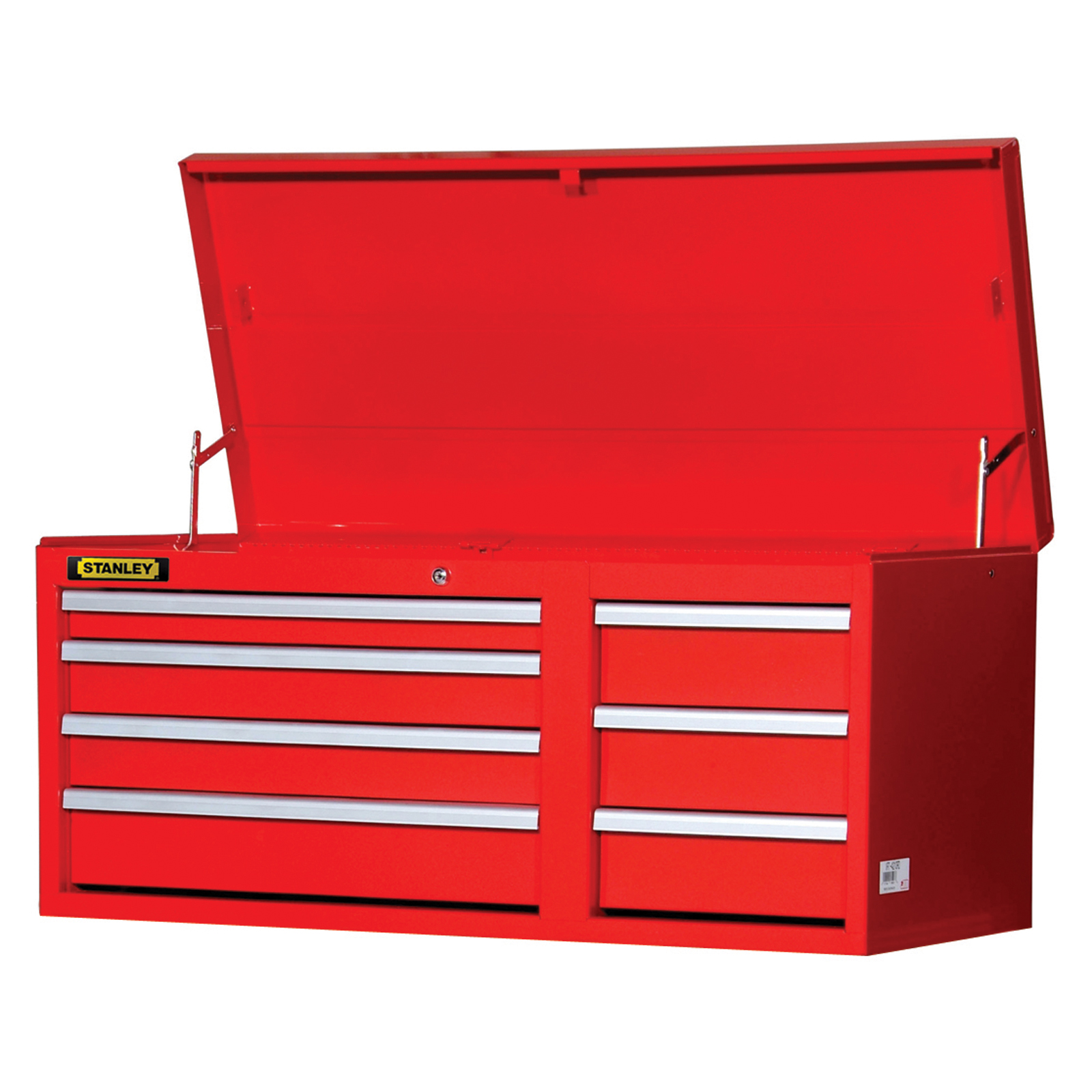 Stanley 42" 7-Drawer Ball Bearing Slides Top Chest, Red, PLUS FREE SHIPPING