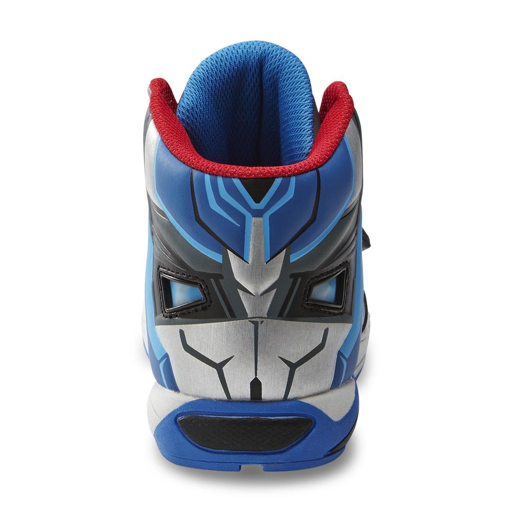 Transformers  Boy's Gray/Blue/Red Light-Up High-Top