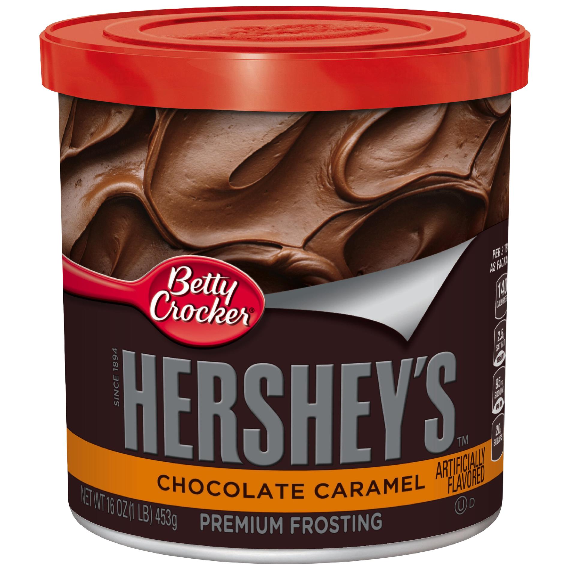 Betty Crocker Frosting, Hershey's Chocolate Caramel, 16 oz