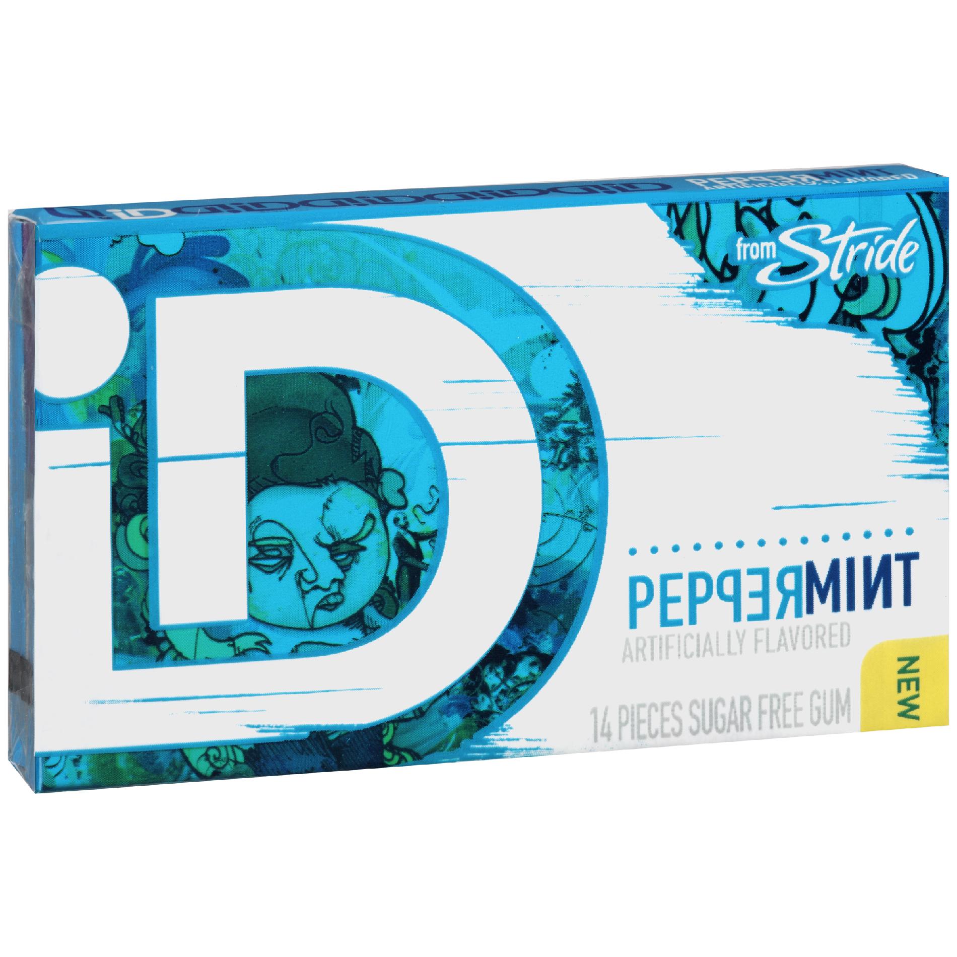 Kraft Sugar Free Gum, Peppermint 14 Pieces, 1 pk