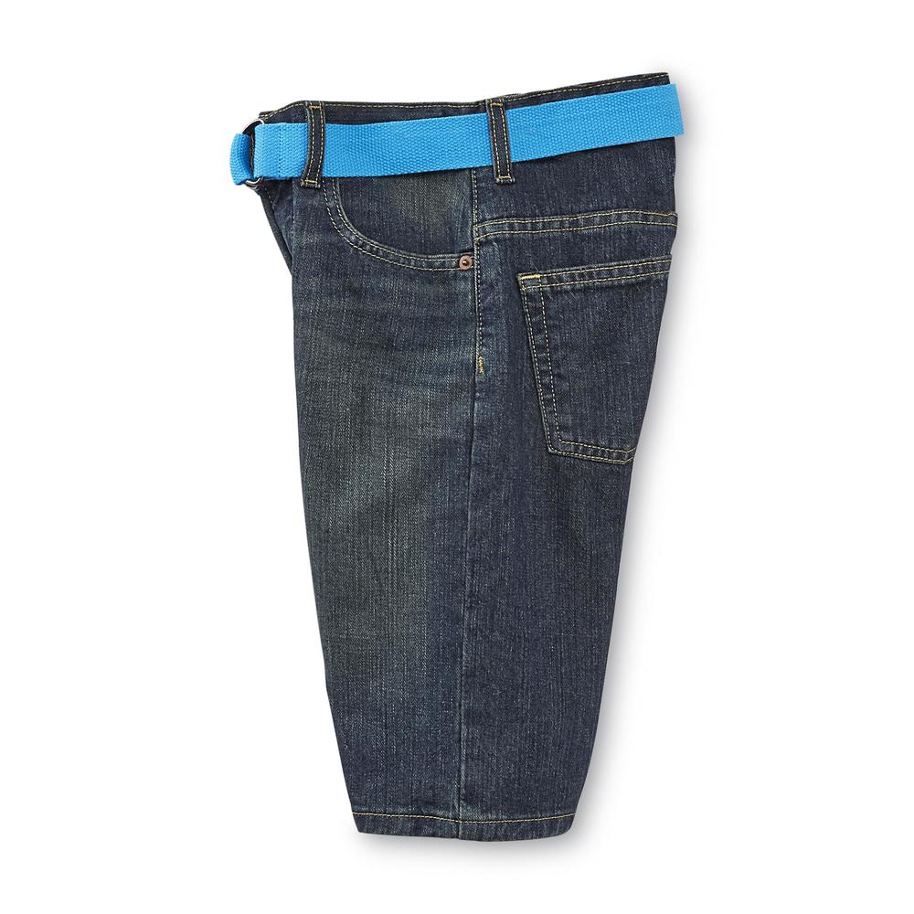 Canyon River Blues Boy's Slim-Fit Denim Shorts & Fabric Belt