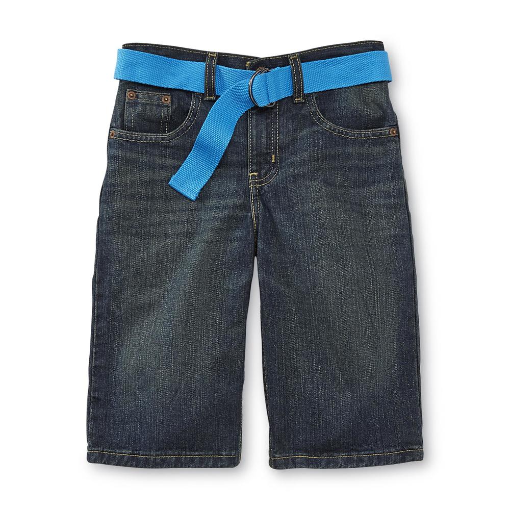 Canyon River Blues Boy's Slim-Fit Denim Shorts & Fabric Belt