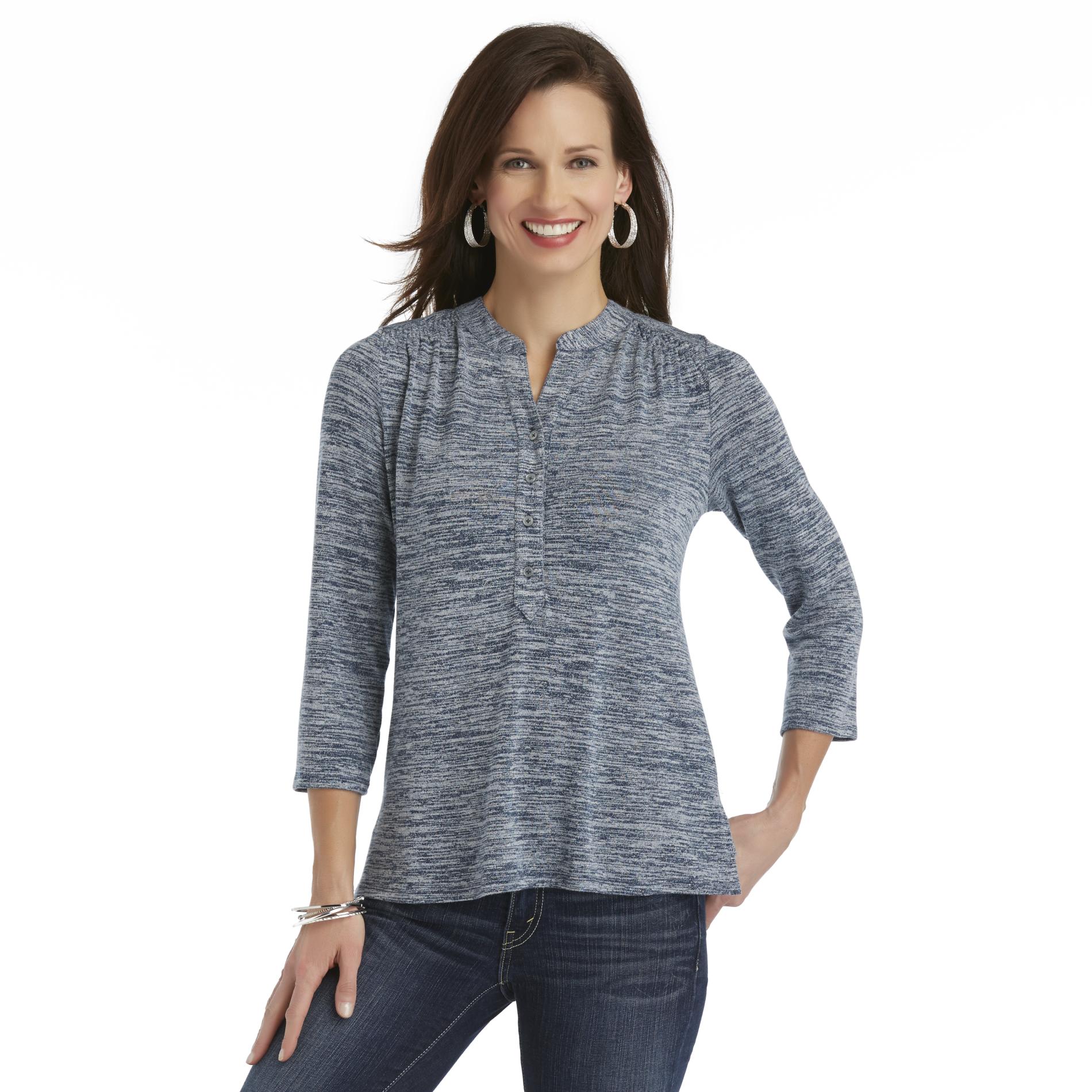 Jaclyn Smith Women's Knit Top - Space-Dyed