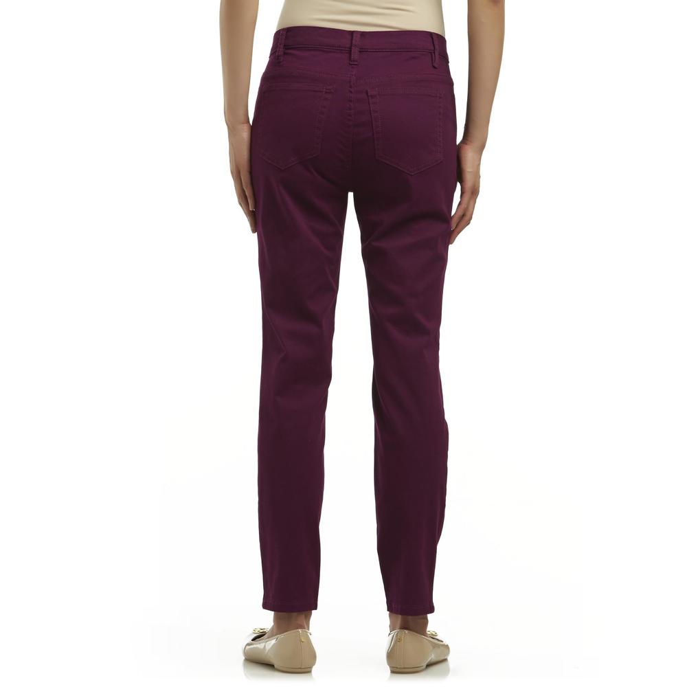 Jaclyn Smith Women's Colored Skinny Jeans
