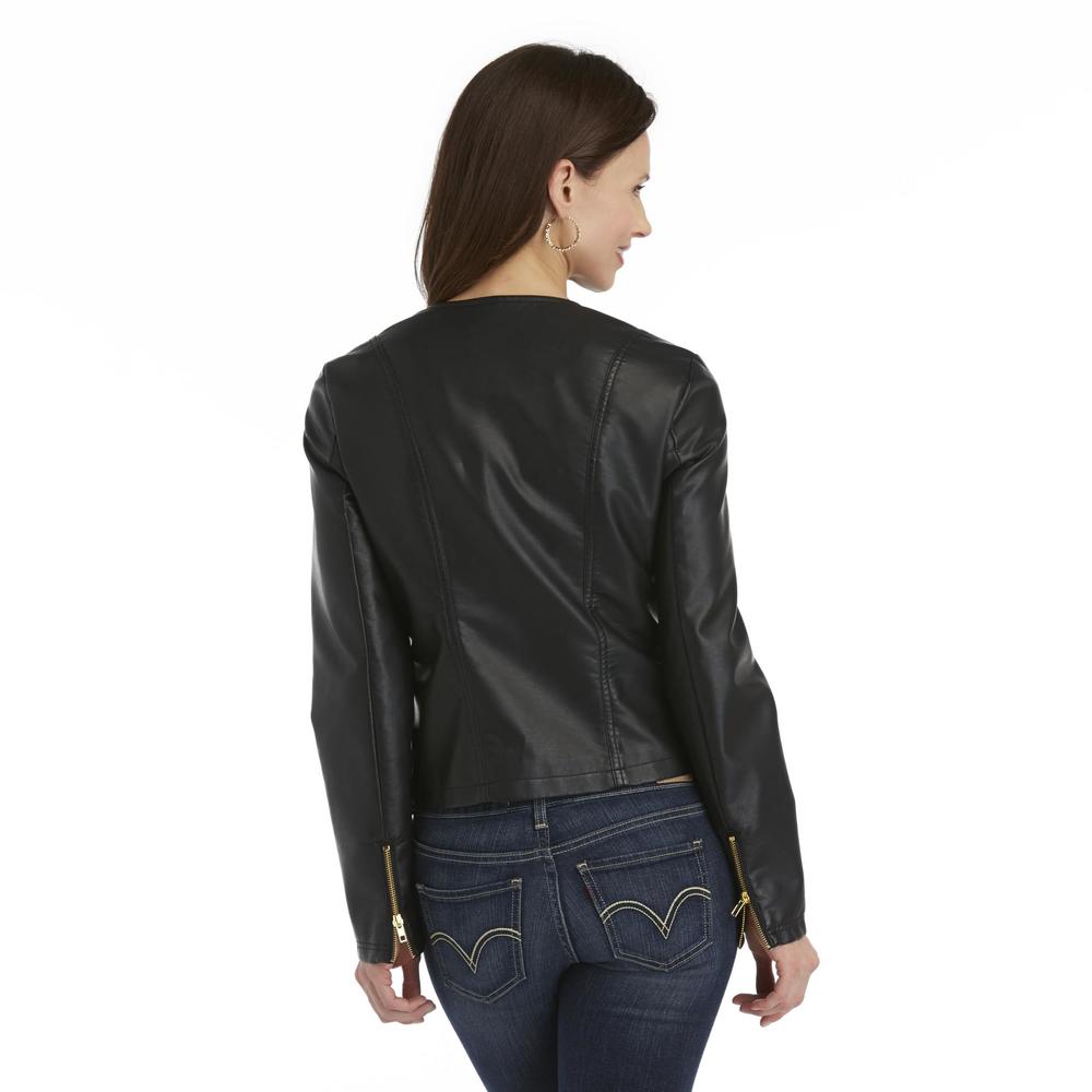 Jaclyn Smith Women's Faux Leather Jacket