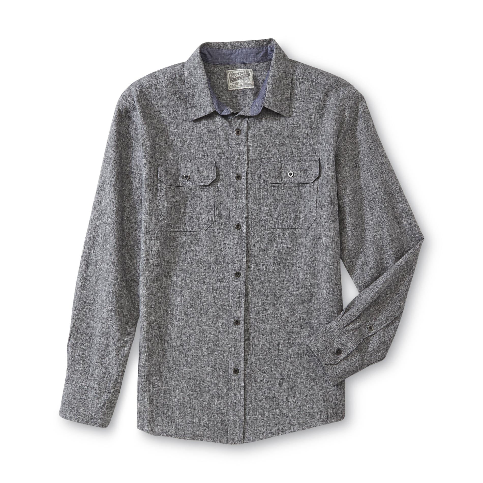 Overdrive Young Men's Long-Sleeve Shirt - Heathered