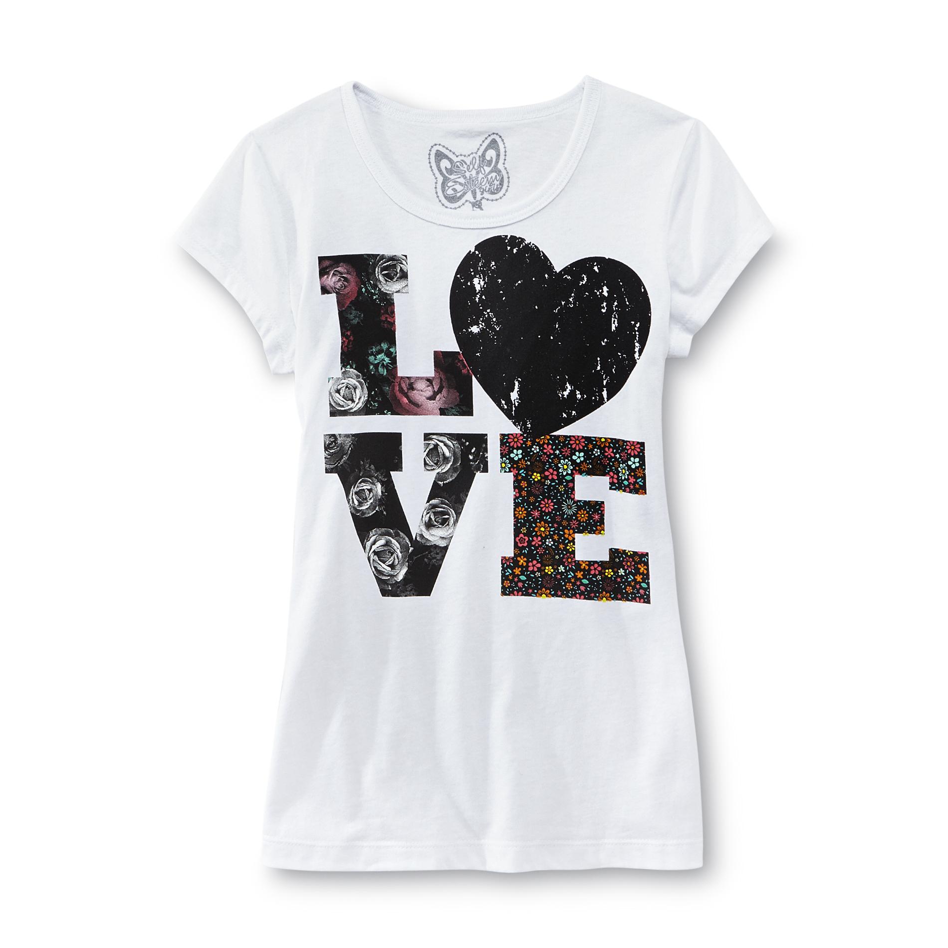 Self Esteem Girl's Graphic T-Shirt - Love