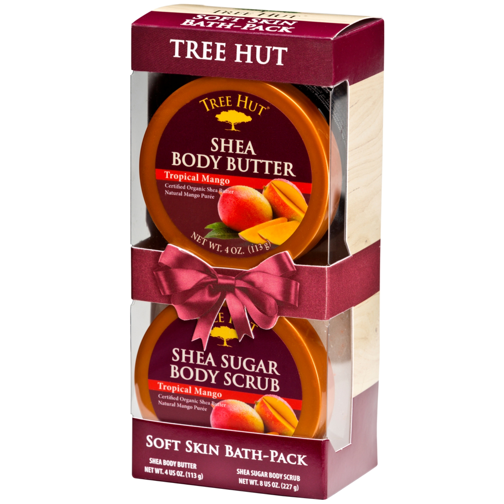 Tree Hut Soft Skin Bath Pack, Tropical Mango, 12 oz (340 g)