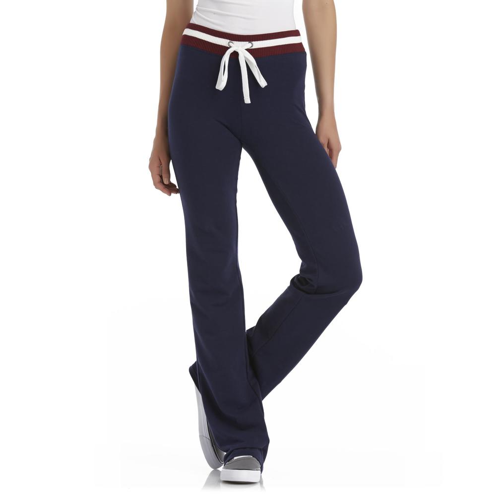 Seventeen Junior's French Terry Lounge Pants - Striped