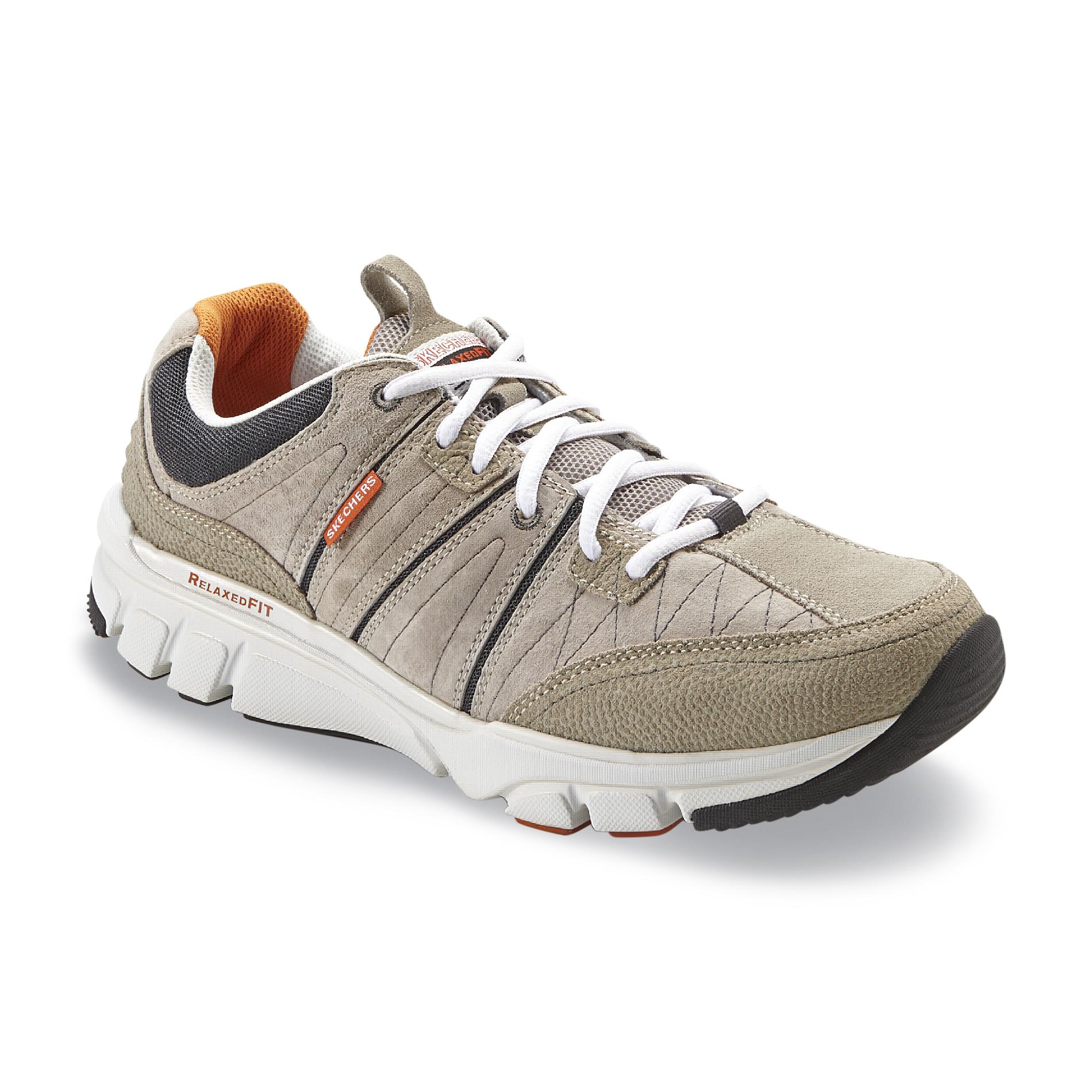 Skechers Men�s Relaxed Fit Biped Big Ticket Brown/Orange