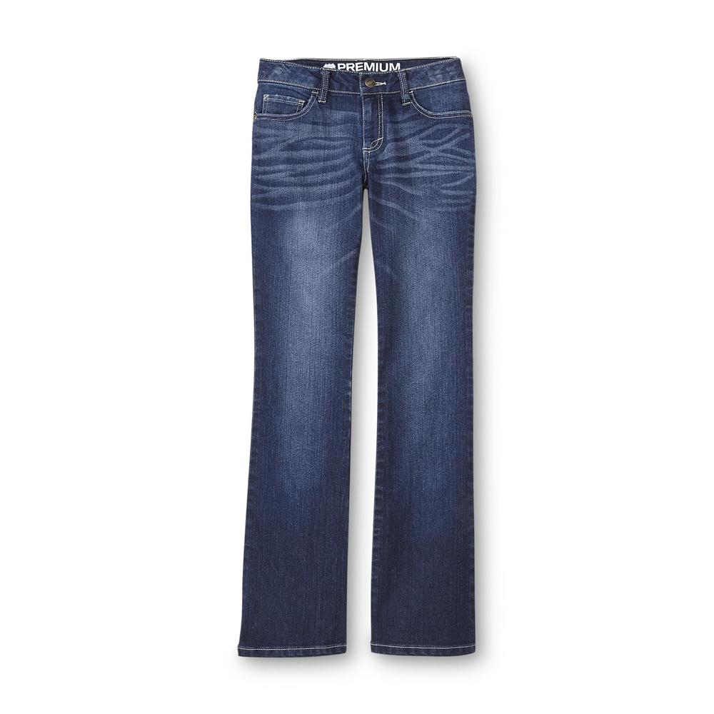 Route 66 Girl's Premium Skinny Flare Jeans - Dark Wash