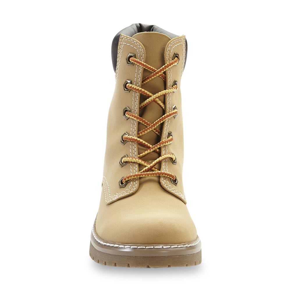 Bongo Women's Everly 6" Tan Lace-Up Work Boot