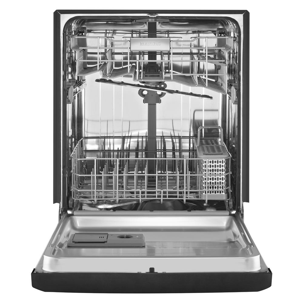 Maytag MDB6949SDE 24" Built-In Dishwasher w/ Stainless Steel Silverware Basket - Black