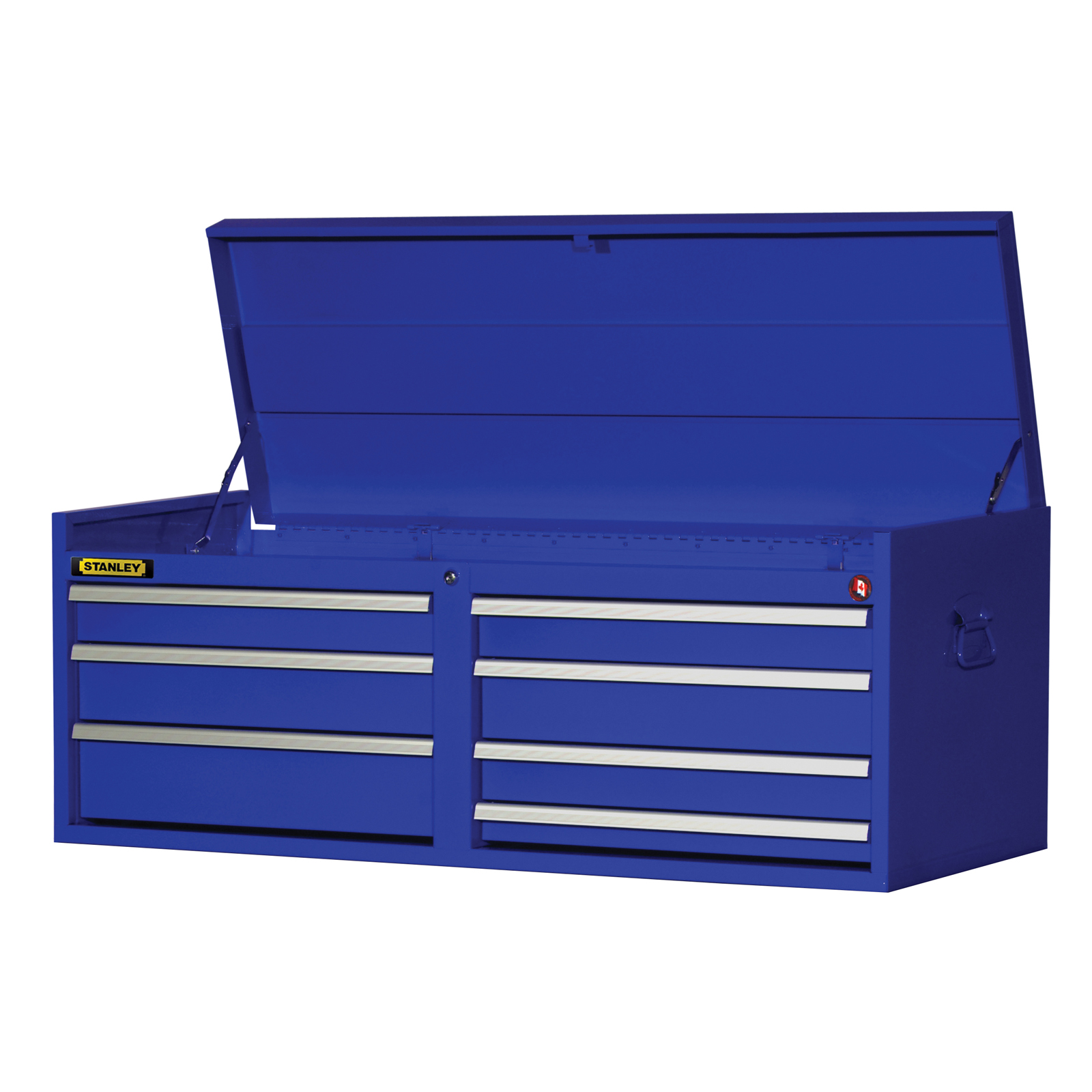 Stanley 54" 7-Drawer Ball Bearing Slides Top Chest, Blue, PLUS FREE SHIPPING