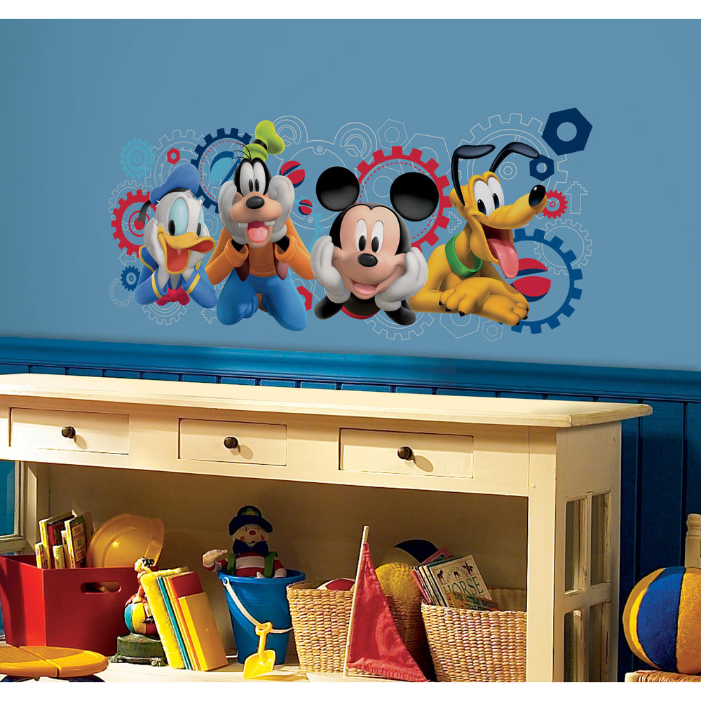 RoomMates Mickey & Friends - Mickey Mouse Clubhouse Capers Peel and Stick Giant Wall Decals