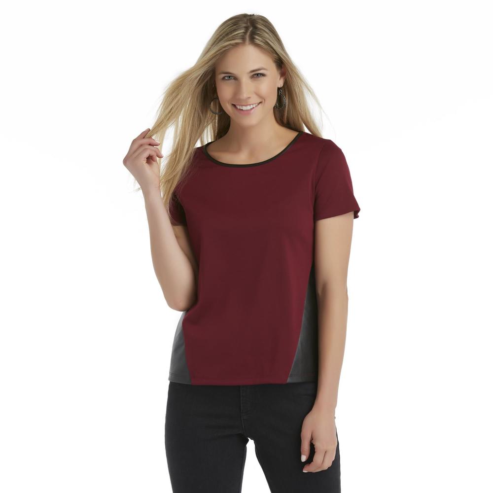 Attention Women's Ponte Knit T-Shirt