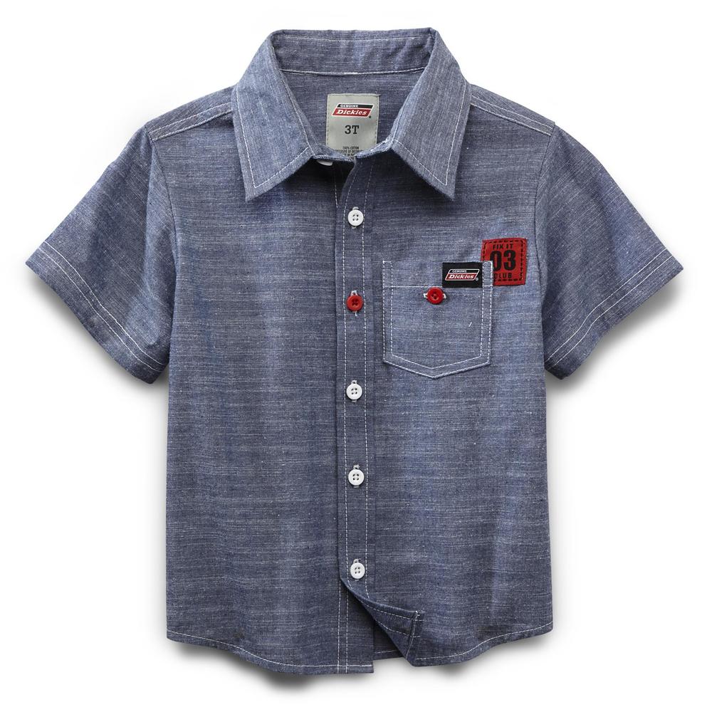 Dickies Toddler Boy's Short-Sleeve Woven Shirt - Fix It Club