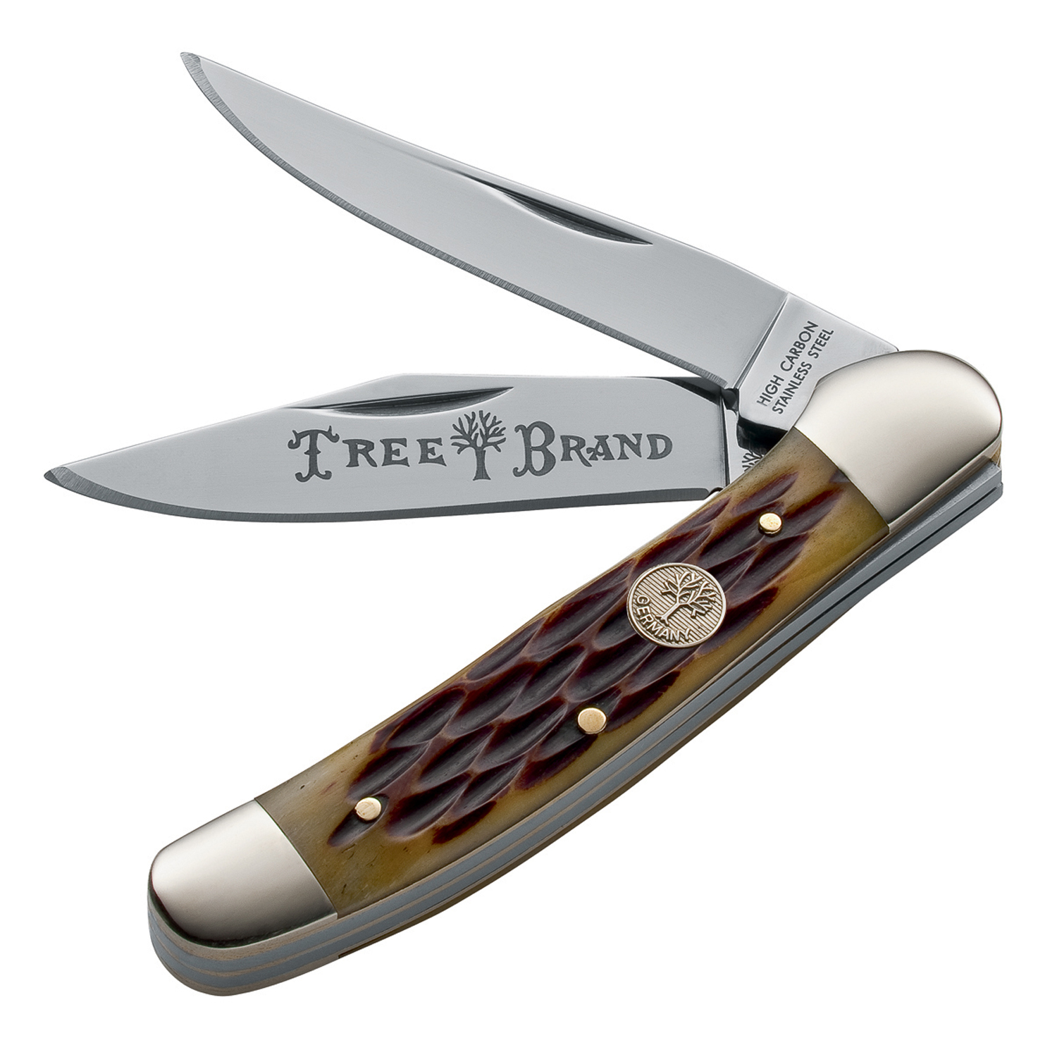 Boker TS Copperhead Jigged Brown Knife