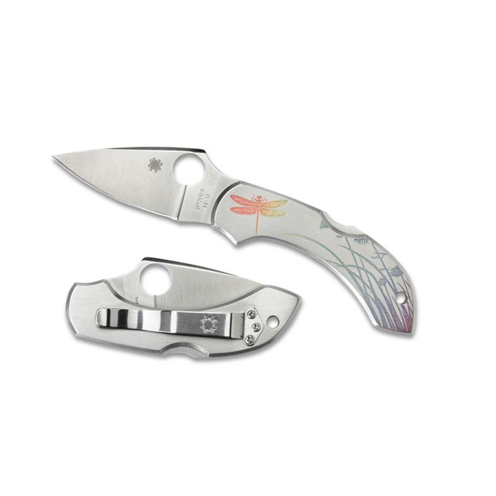 Spyderco Dragonfly Stainless Steel Tattoo Plainedge Knife