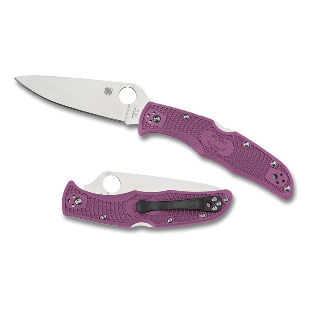 Spyderco Endura4 Lightweight Purple Knife