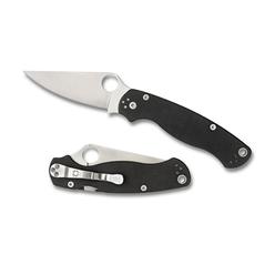 Spyderco Knives Para Millie 2 Liner Lock Black G-10 & CPM-S45VN Stainless C81GP2 Pocket Knife