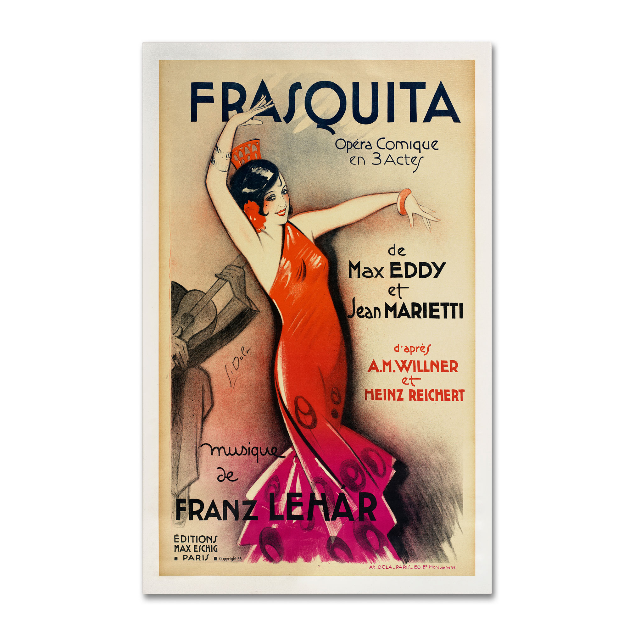 Trademark Global 'Frasquita' Canvas Art