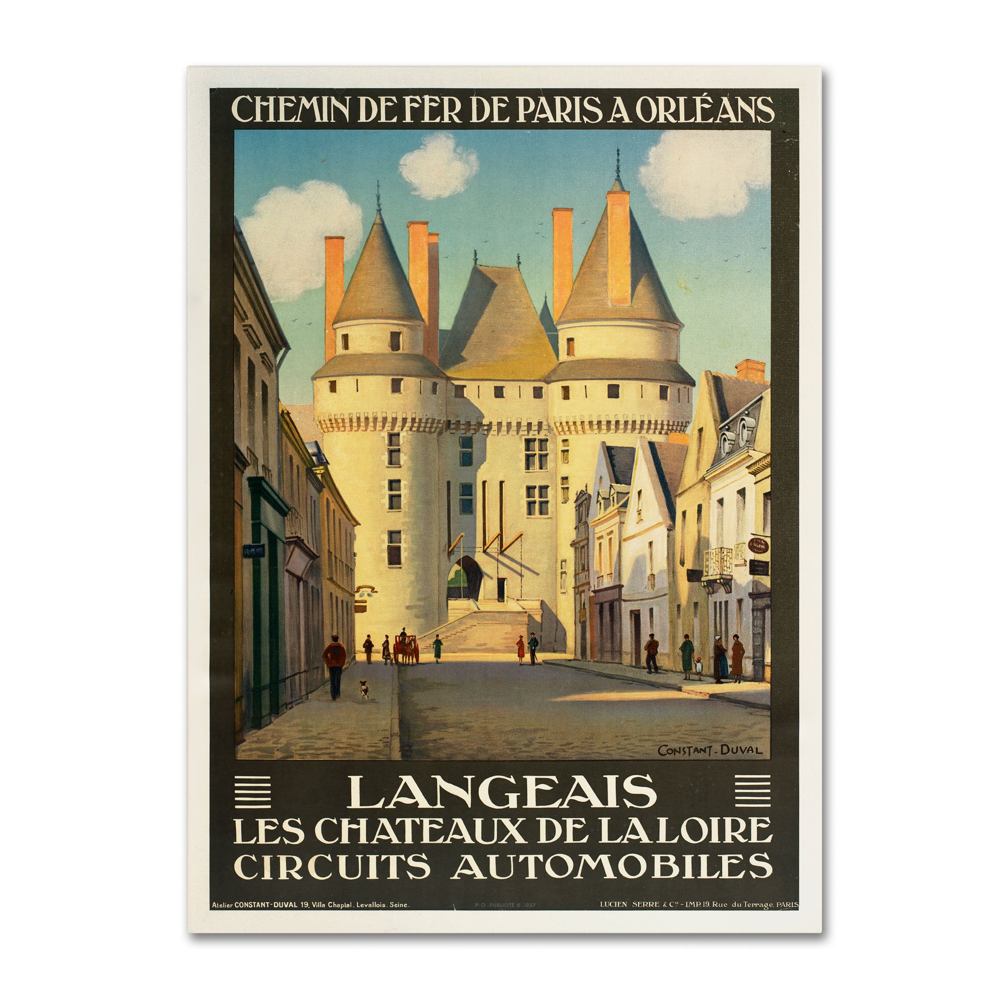 Trademark Global 'Les Chateaux de la Langeais' Canvas Art