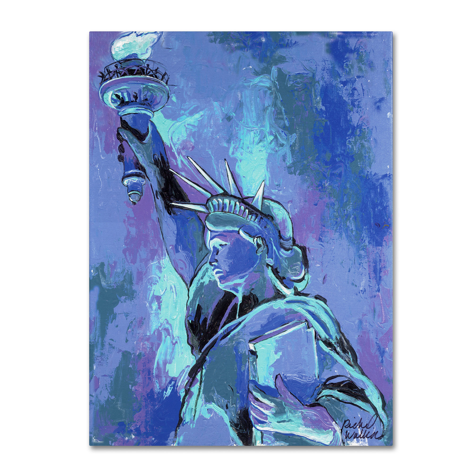 Trademark Global Richard Wallich 'Statue of Liberty 2' Canvas Art