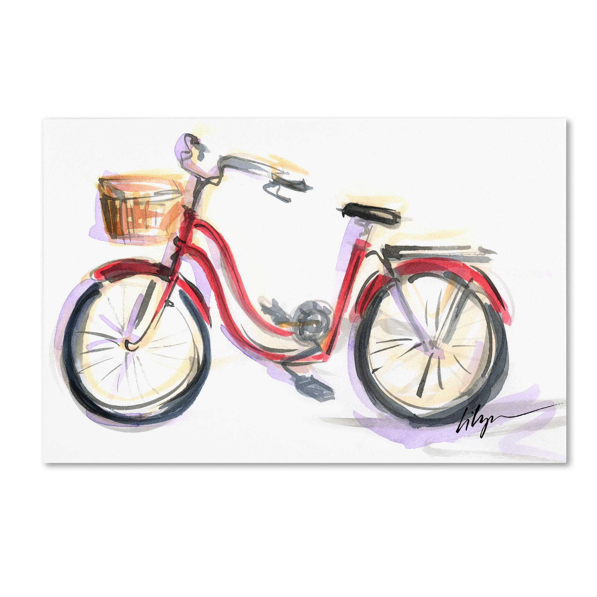 Trademark Global Jennifer Lilya 'Go For A Ride' Canvas Art