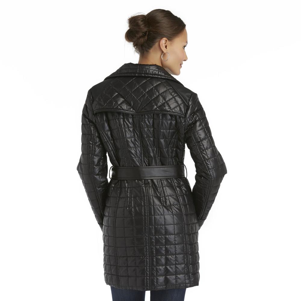 Attention Women's Box-Quilted Coat