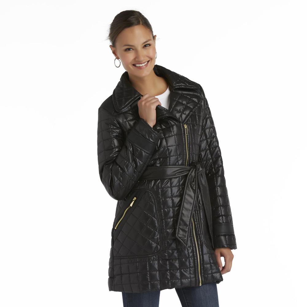 Attention Women's Box-Quilted Coat