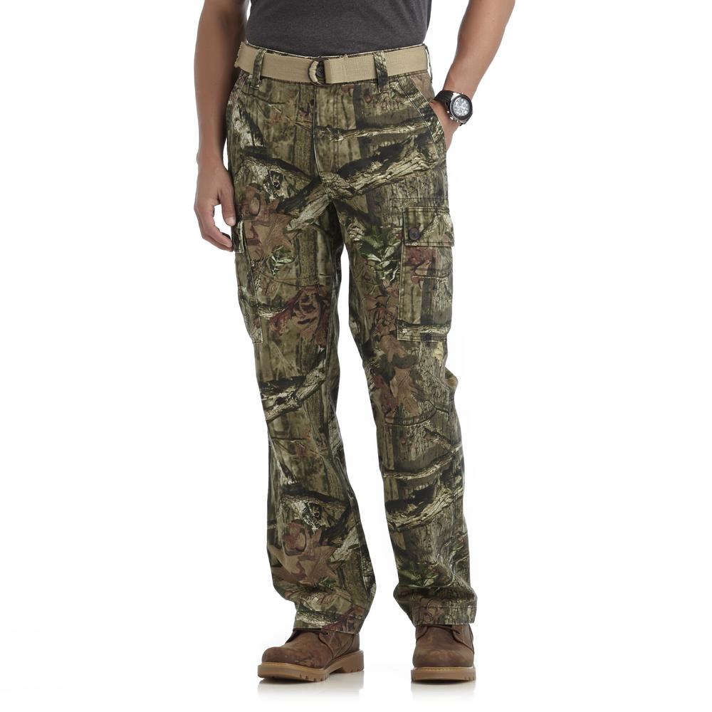 WearFirst Men's Cargo Pants & Web Belt - Camouflage