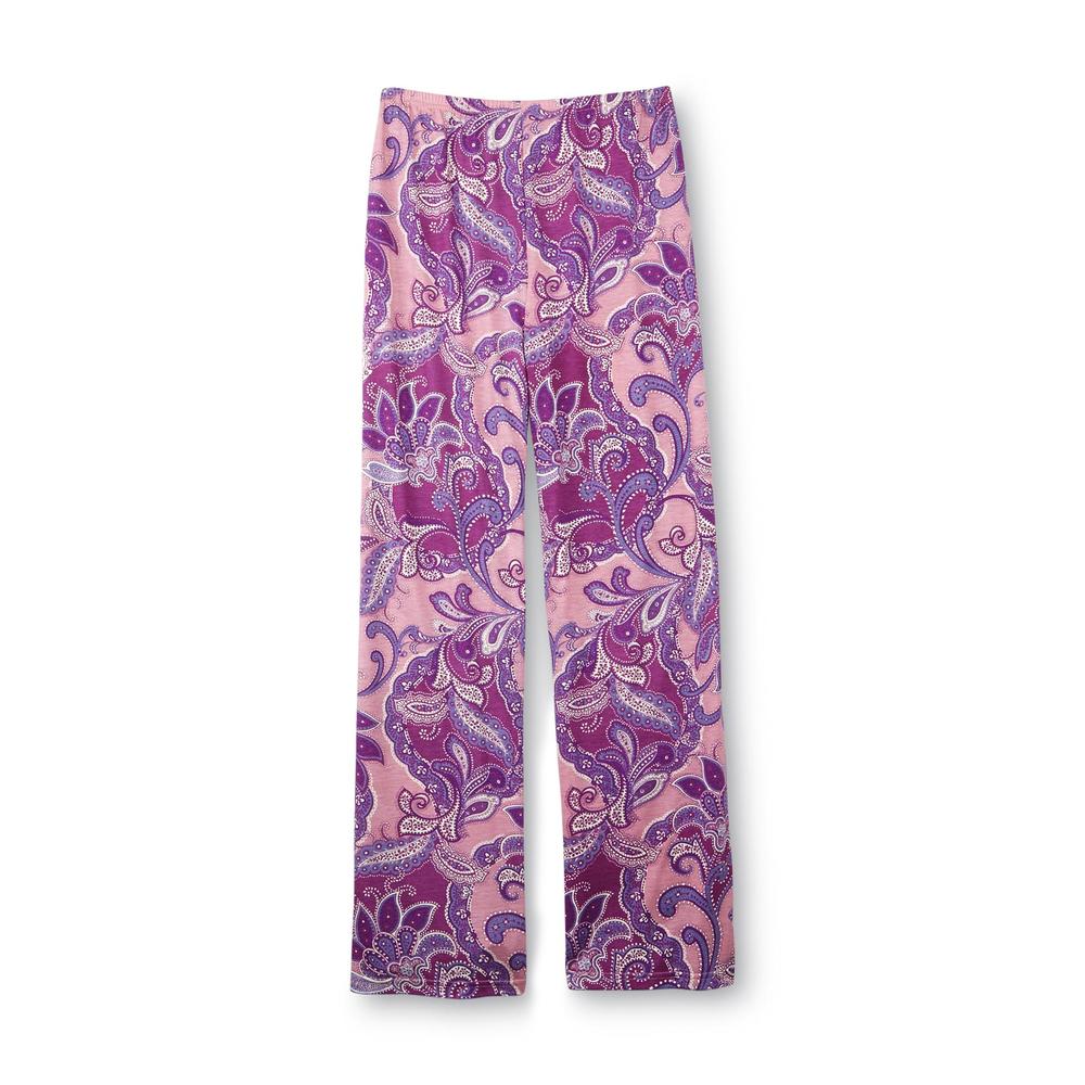 Jaclyn Smith Women's Pajama Top & Pants - Paisley
