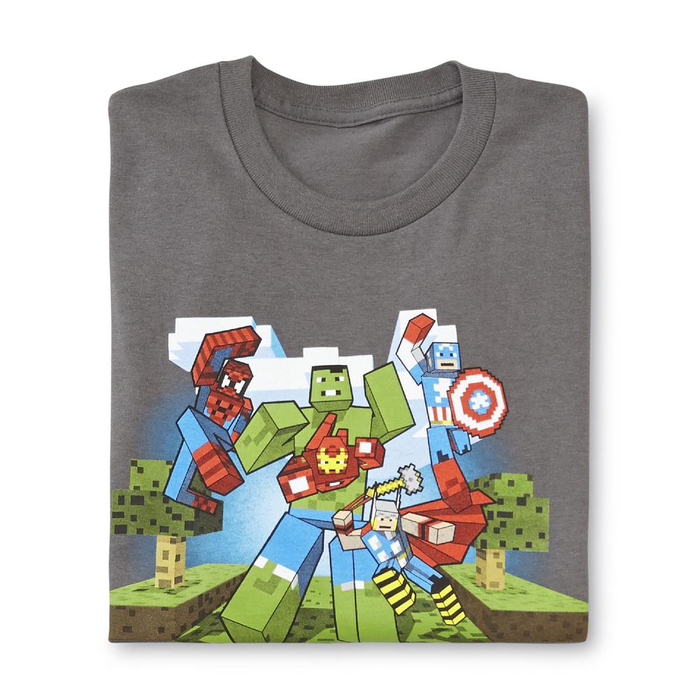 Screen Tee Market Brands The Avengers Young Men's Graphic T-Shirt