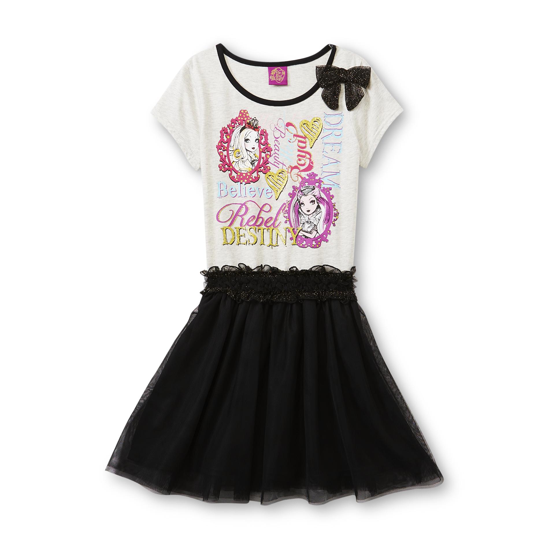 Ever After High Girl's Graphic Dress