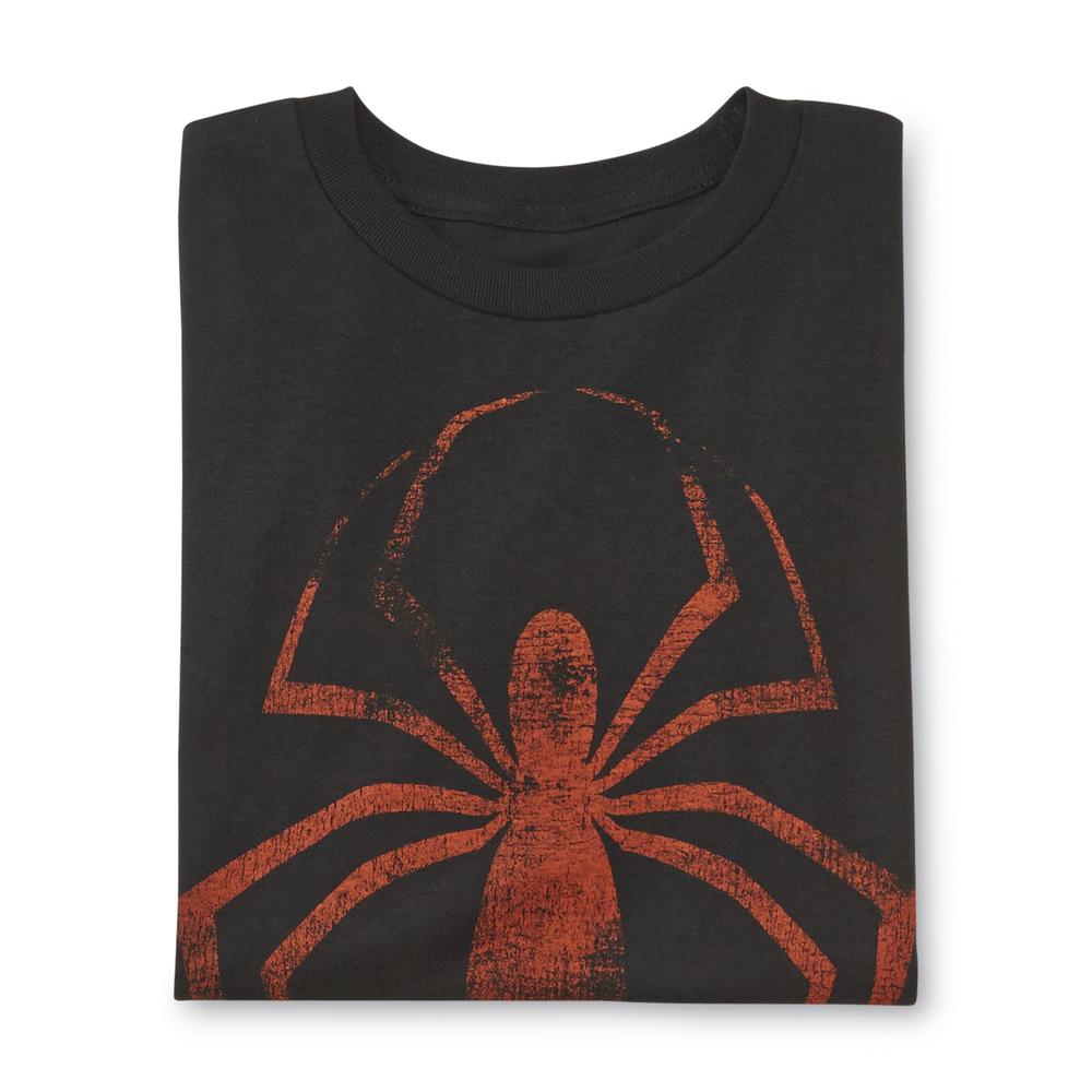 Screen Tee Market Brands Young Men's Distressed Ultimate Spider-Man T-Shirt