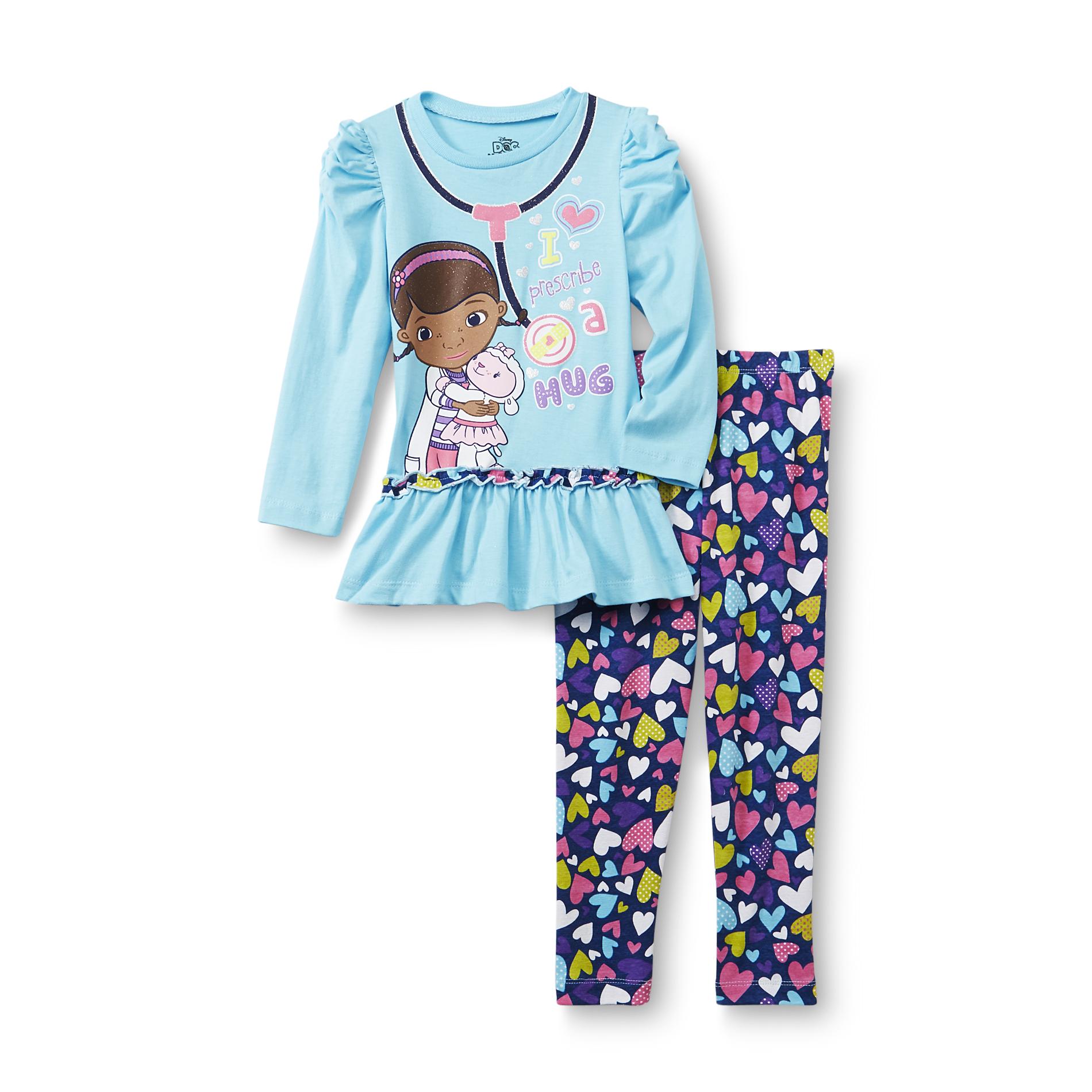 Disney Doc McStuffins Toddler Girl's Tunic & Leggings Set