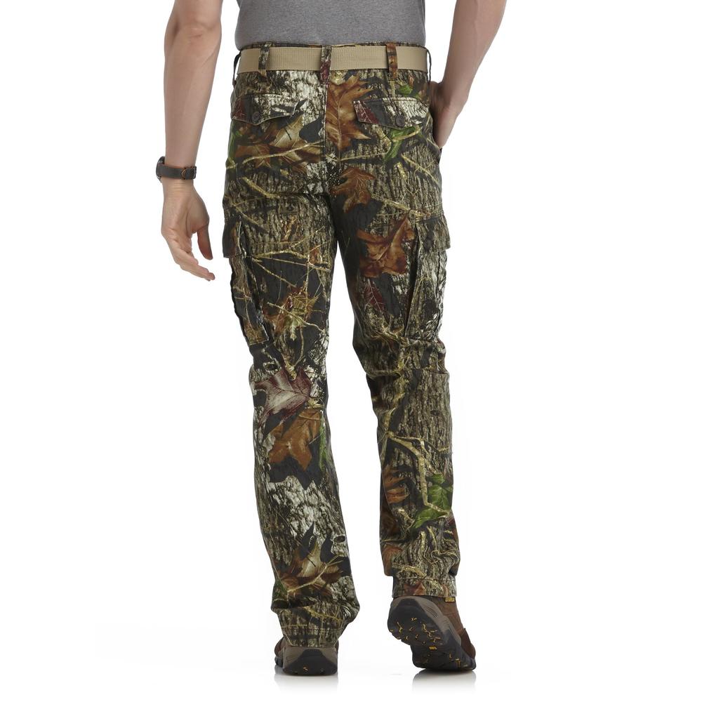 WearFirst Men's Cargo Pants & Web Belt - Camouflage