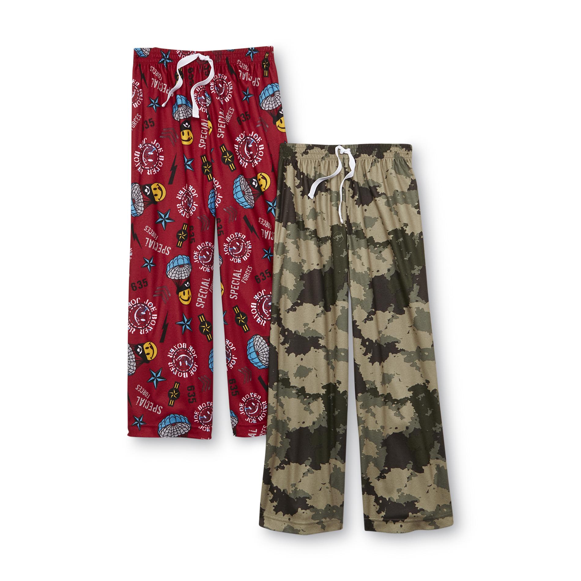 Joe Boxer Boy's 2-Pairs Pajama Pants - Camouflage