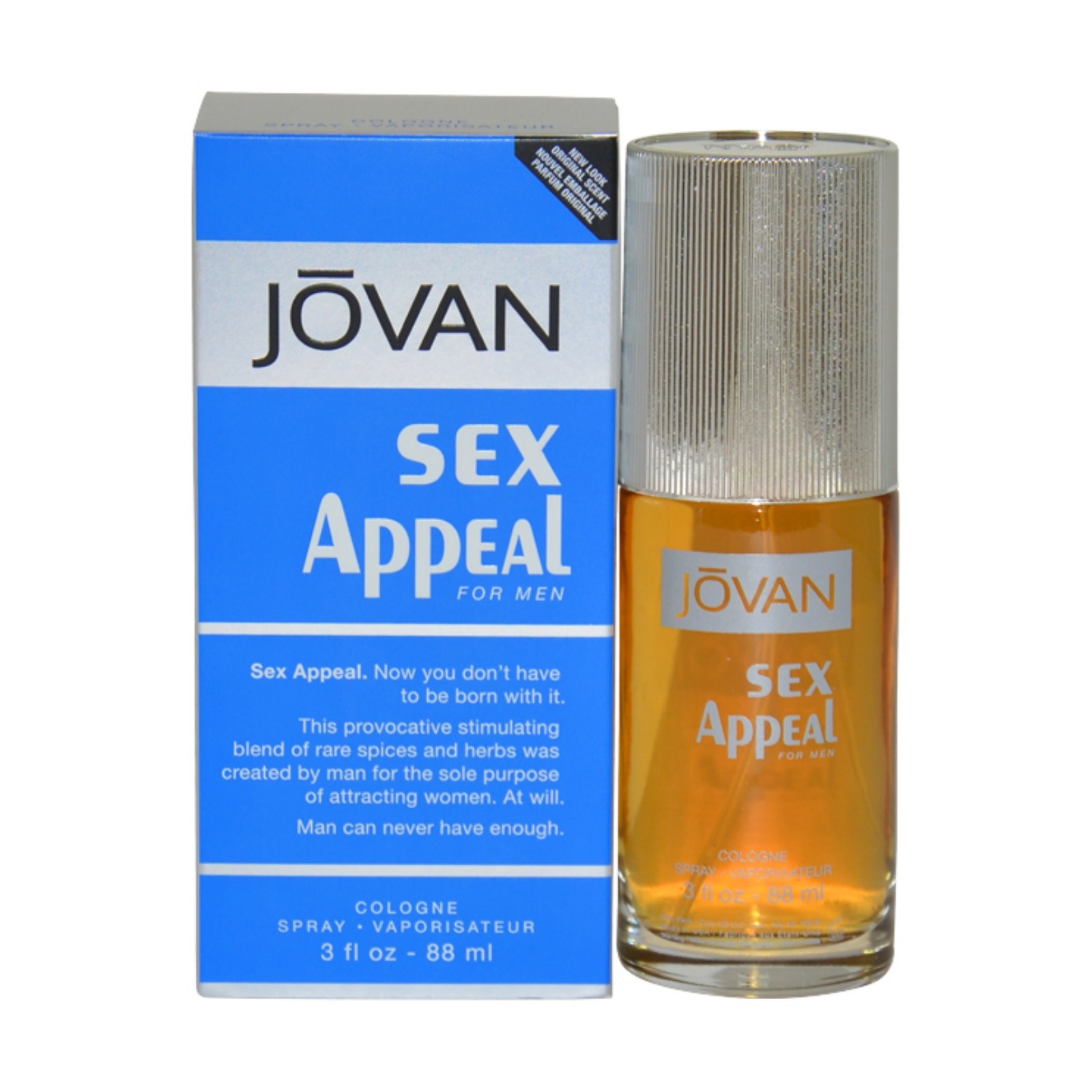Jovan  Sex Appeal by  for Men - 3 oz EDC Spray