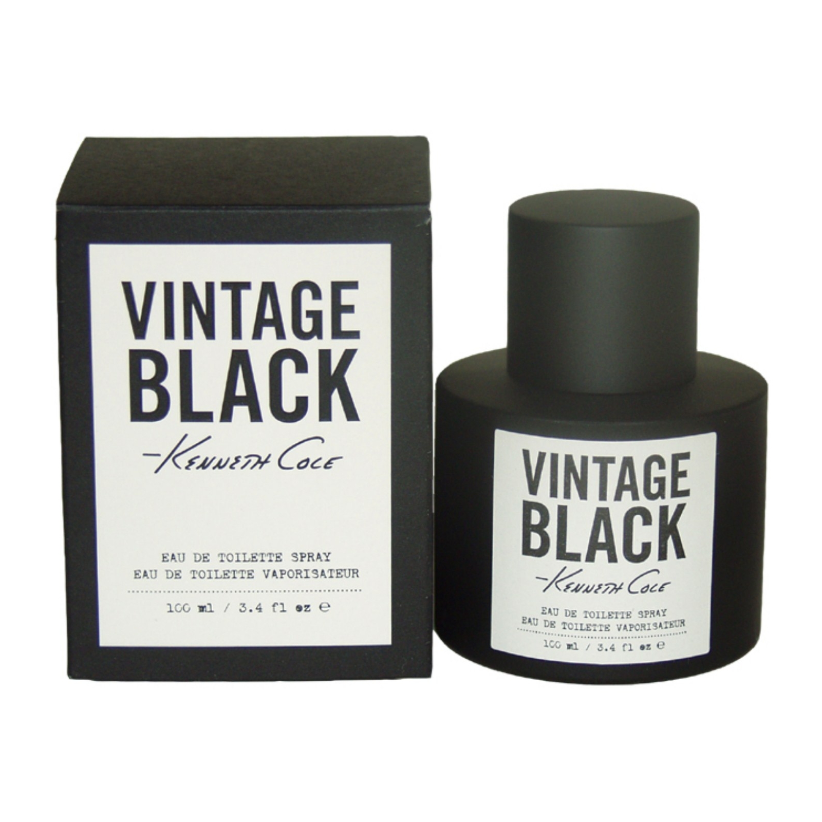Kenneth Cole Vintage Black by  for Men - 3.4 oz EDT Spray