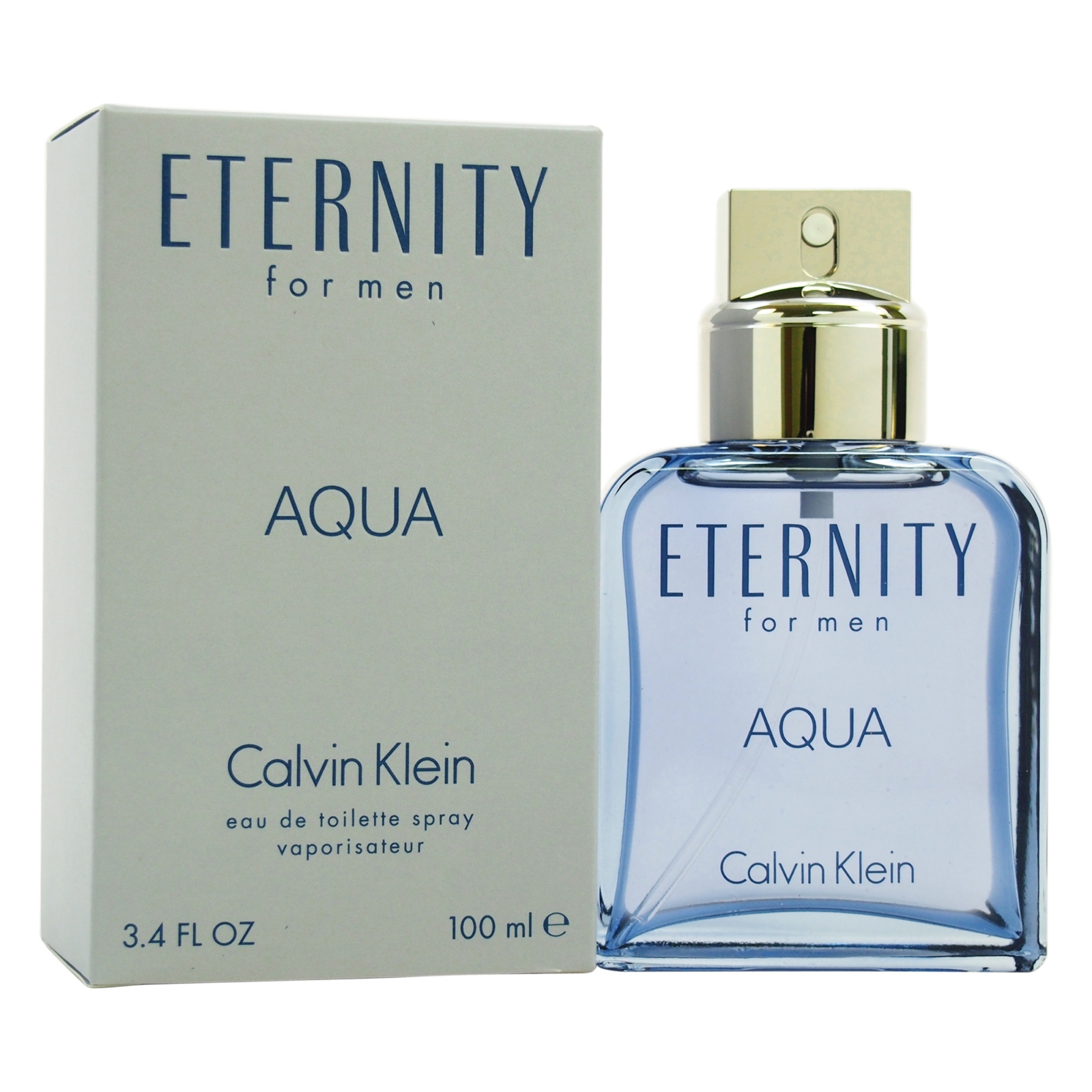 Calvin Klein Eternity Aqua by  for Men - 3.4 oz EDT Spray