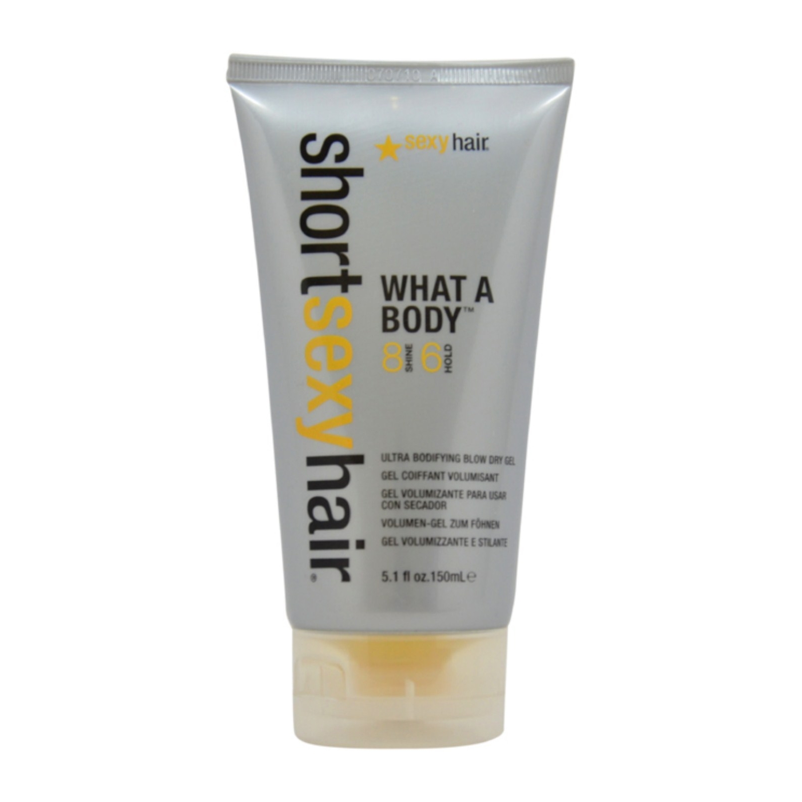 Sexy Hair Short What A Body Blow Dry Gel By For Unisex 5 1 Oz Gel