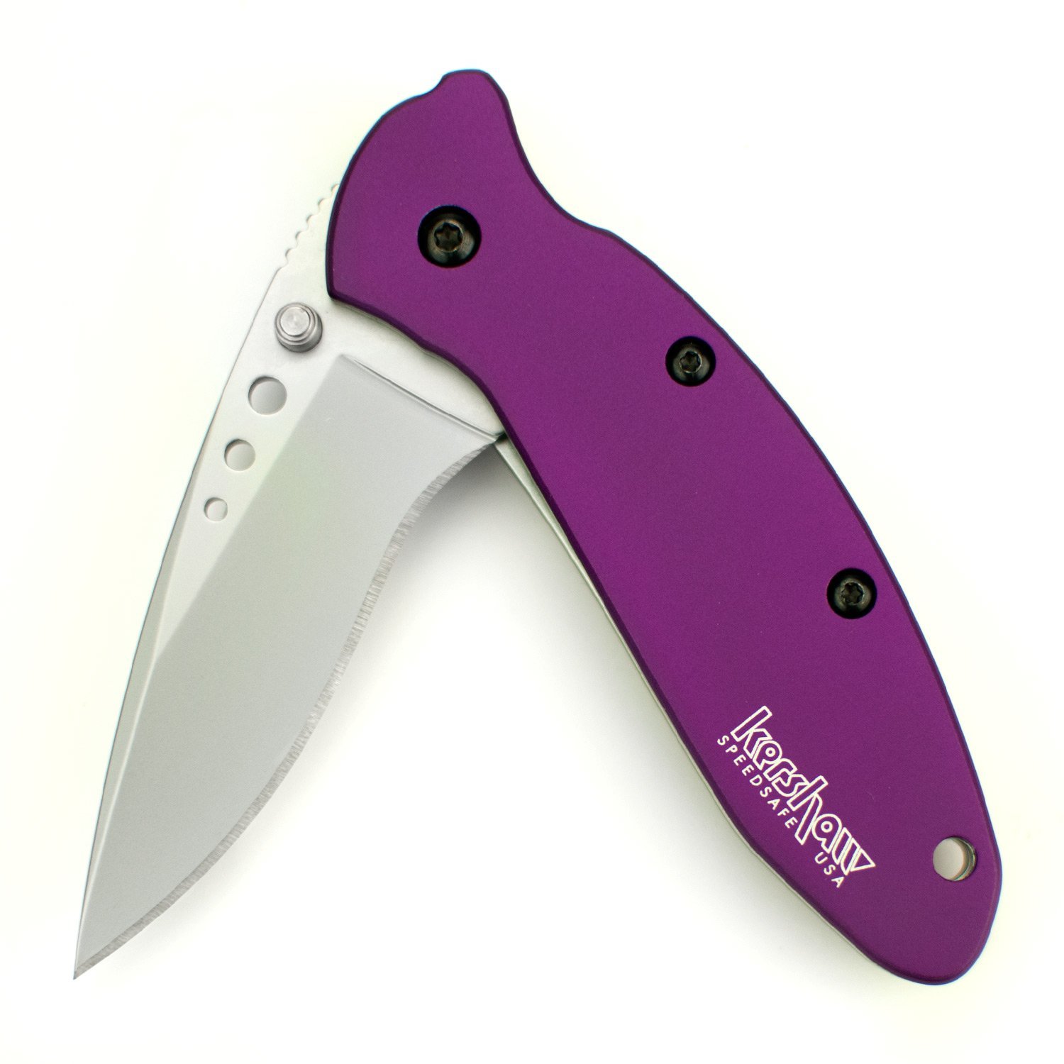 Kershaw Scallion Aluminum Jewel Tone Purple Knife